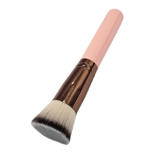Maange Professional Pink Flat Head Foundation Brush