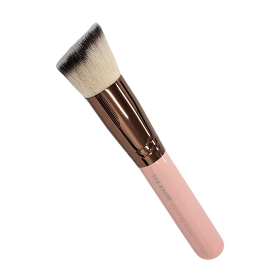 Maange Professional Pink Angled Foundation Brush