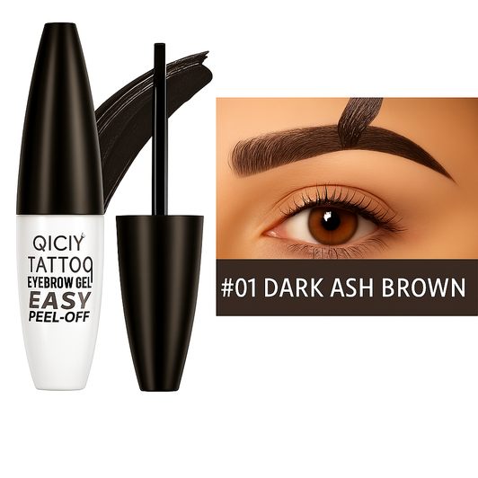 QICIY Easy Application Semi-Permanent Eyebrow Dye Cream 01 Dark Brown