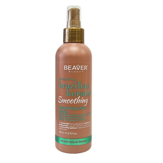 Beaver Brazilian Keratin Smoothing Heat Protection Spray 200ml