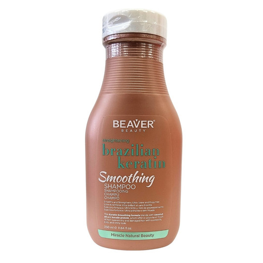 Beaver Brazilian Keratin Smoothing Shampoo 350ml