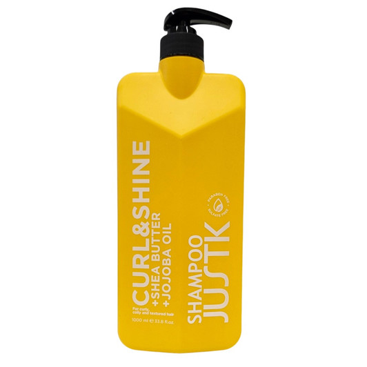 JustK Curl & Shine Shea Butter + Jojoba Oil Shampoo 1000ml
