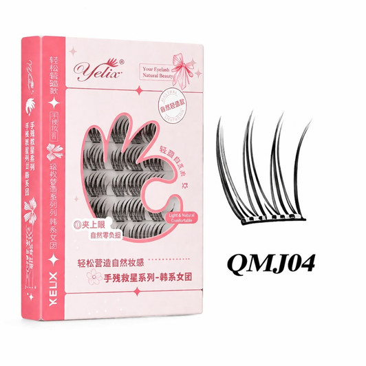 Yelix Glue Free False Eyelashes JMQ04 quality false lashes