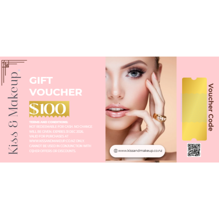 Kiss and Makeup $100 Gift Voucher