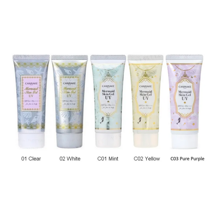 Canmake Mermaid Skin Gel SPF50+ PA++++  full range