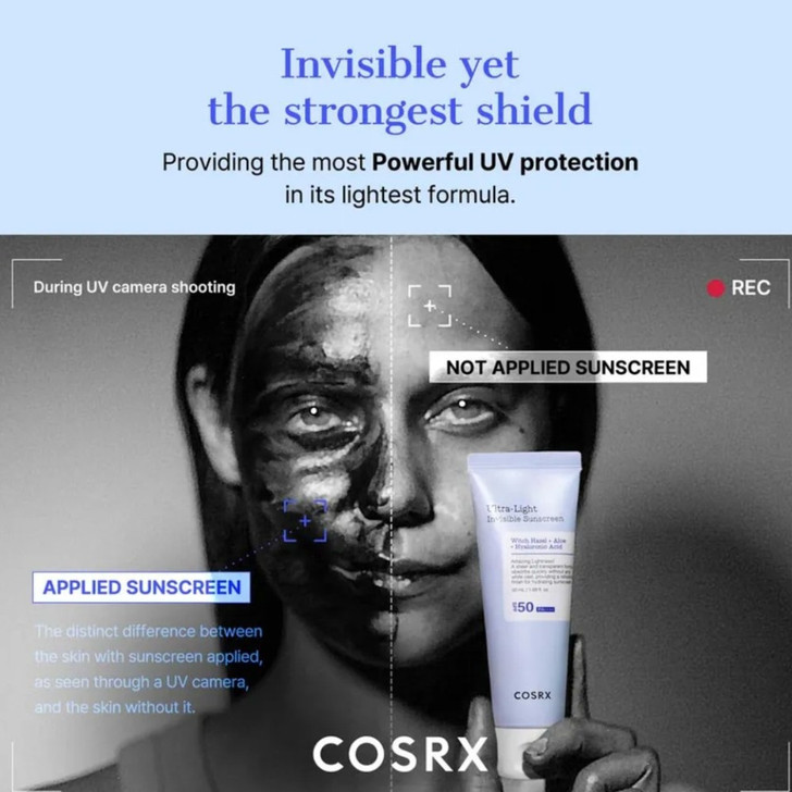 COSRX Ultra Light Invisible Sunscreen Broad Spectrum SPF50 PA++++