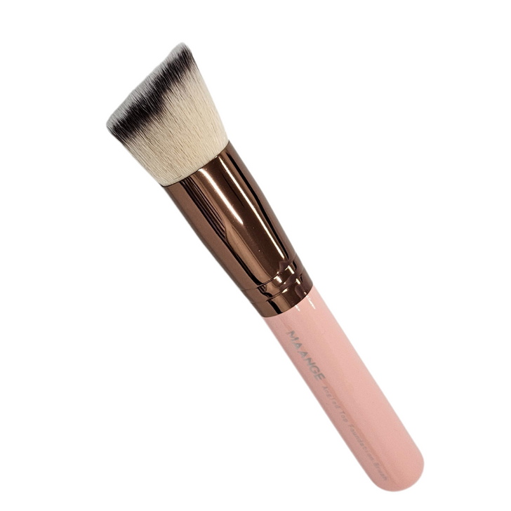 Maange Professional Pink Angled Foundation Brush