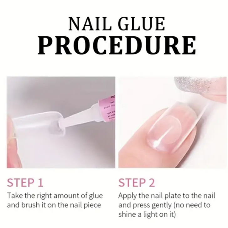Clear Super Strong Nail Glue 2g