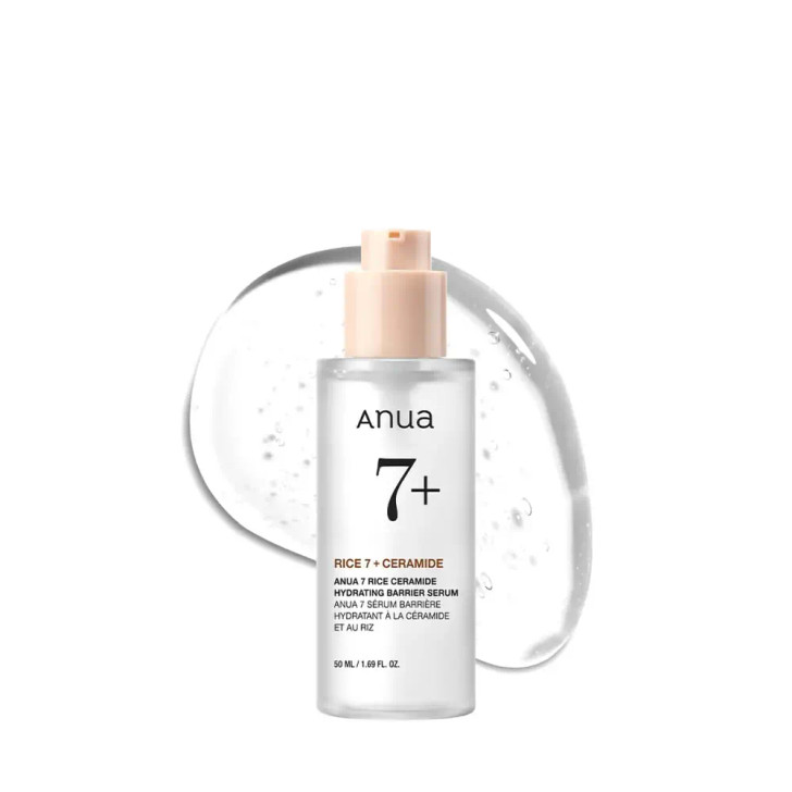 Anua 7+ Rice + Ceremide Hydrating Barrier Serum Kiss and Make up NZ