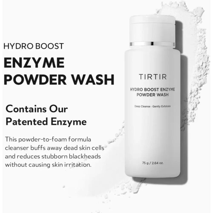 TIRTIR Hydro Boost Enzyme Powder Wash description - 75g