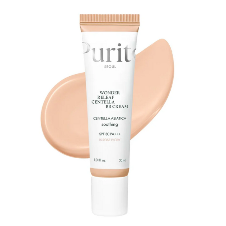 Purito SEOUL Wonder Releaf Centella BB Cream SPF 30 PA+++ 15 Rose Ivory