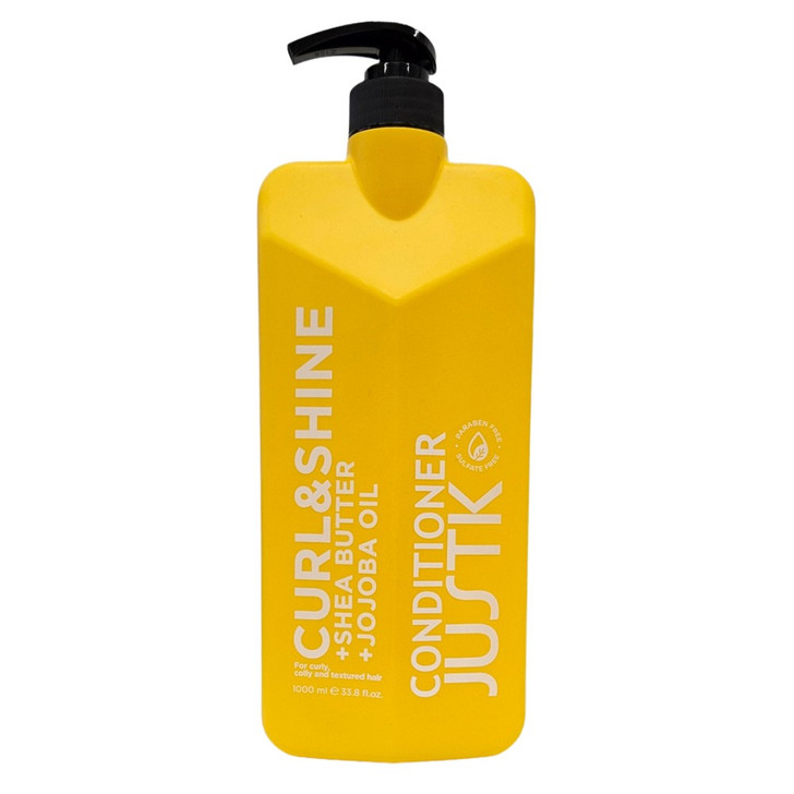 JustK Curl & Shine Shea Butter + Jojoba Oil Conditioner 1000ml