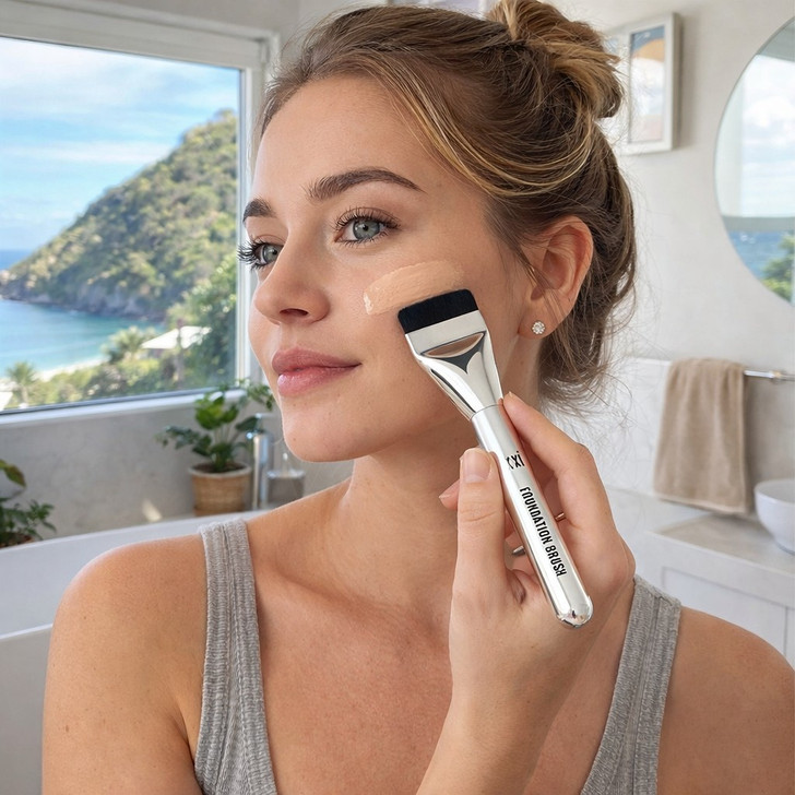 xixi Flat Head Foundation Brush great smooth finish for foundation makeup