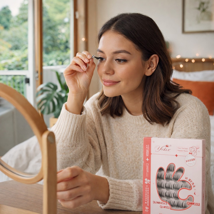 Yelix Glue Free False Eyelashes JMQ02 in new zealand