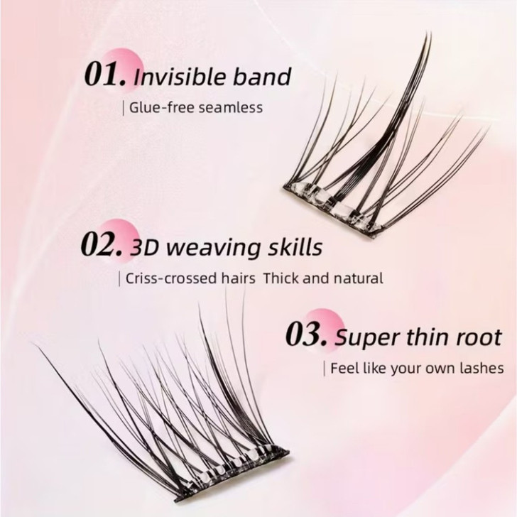 Yelix Glue Free False Eyelashes JMQ03 quality false lashes