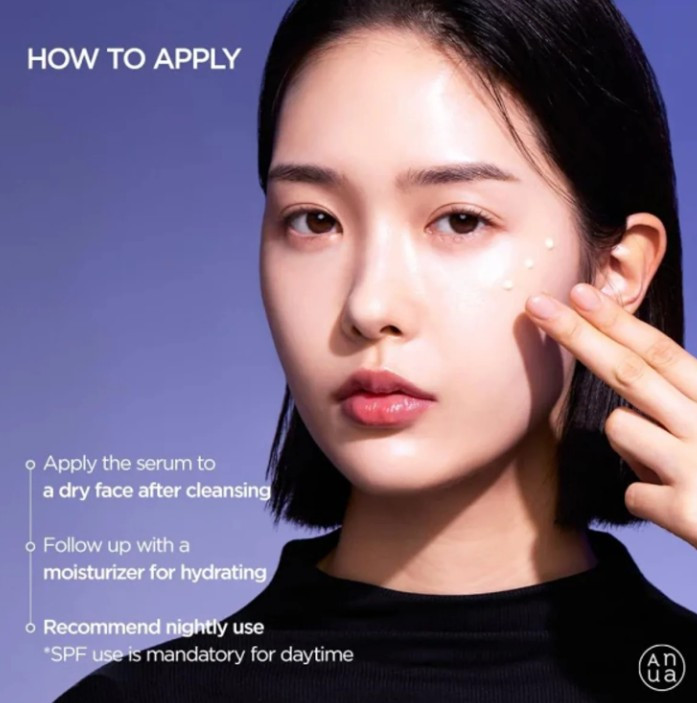 Anua Retinol 0.3 Niacin Renewing Serum brightens skin
