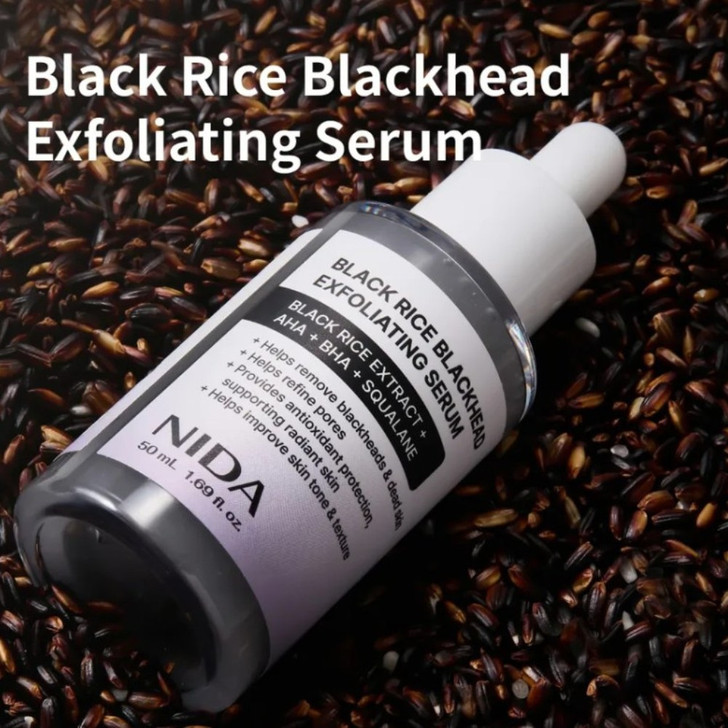 NIDA Black Rice Blackhead Exfoliating Serum 50ml