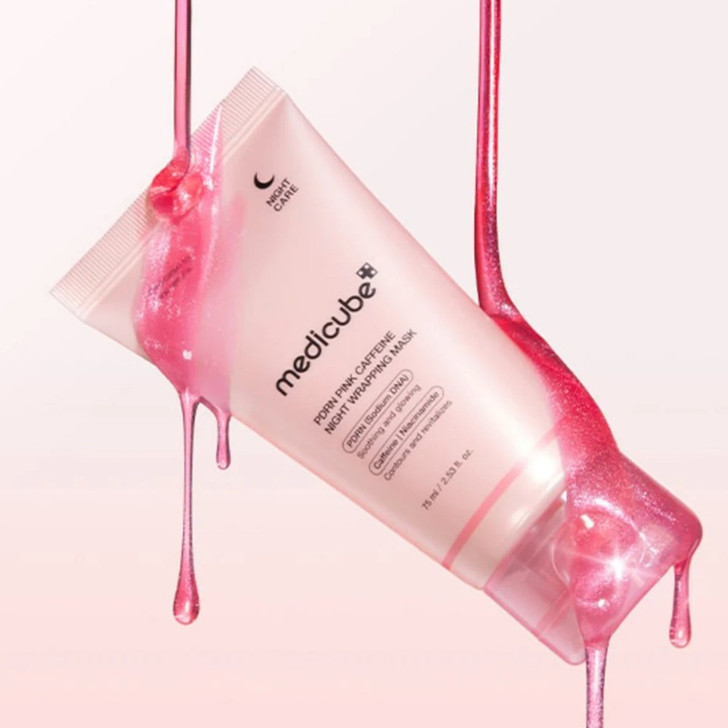 medicube PDRN Pink Caffeine Night Wrapping Mask