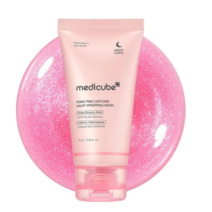 medicube PDRN Pink Caffeine Night Wrapping Mask