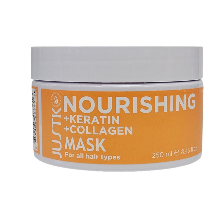 JustK Nourishing Keratin & Collagen Hair Mask 250ml
