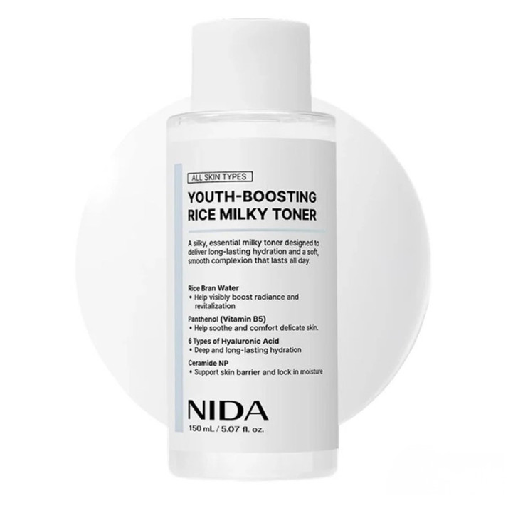 NIDA Youth-Boosting Rice Milky Toner