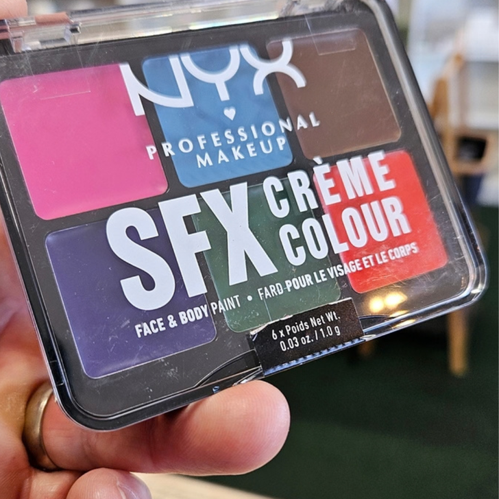 NYX SFX Face & Body Paint Palette 02 Secondary Colors