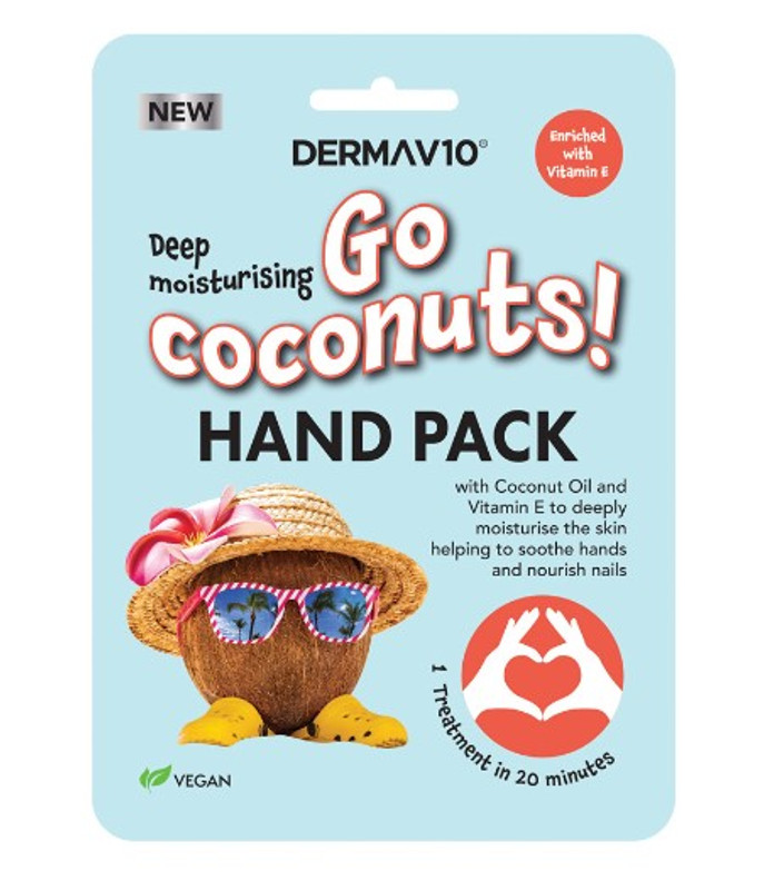 Derma V10 Go Coconuts! Hand Pack