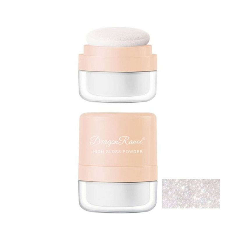 Pearlescent Highlighter Powder Silver