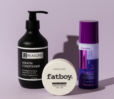 Haircare - shampoo, conditioner, serums, treatments, styling products