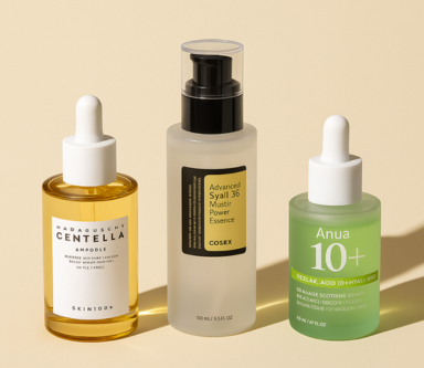 Skincare - moisturisers, serums, toners, korean skincare