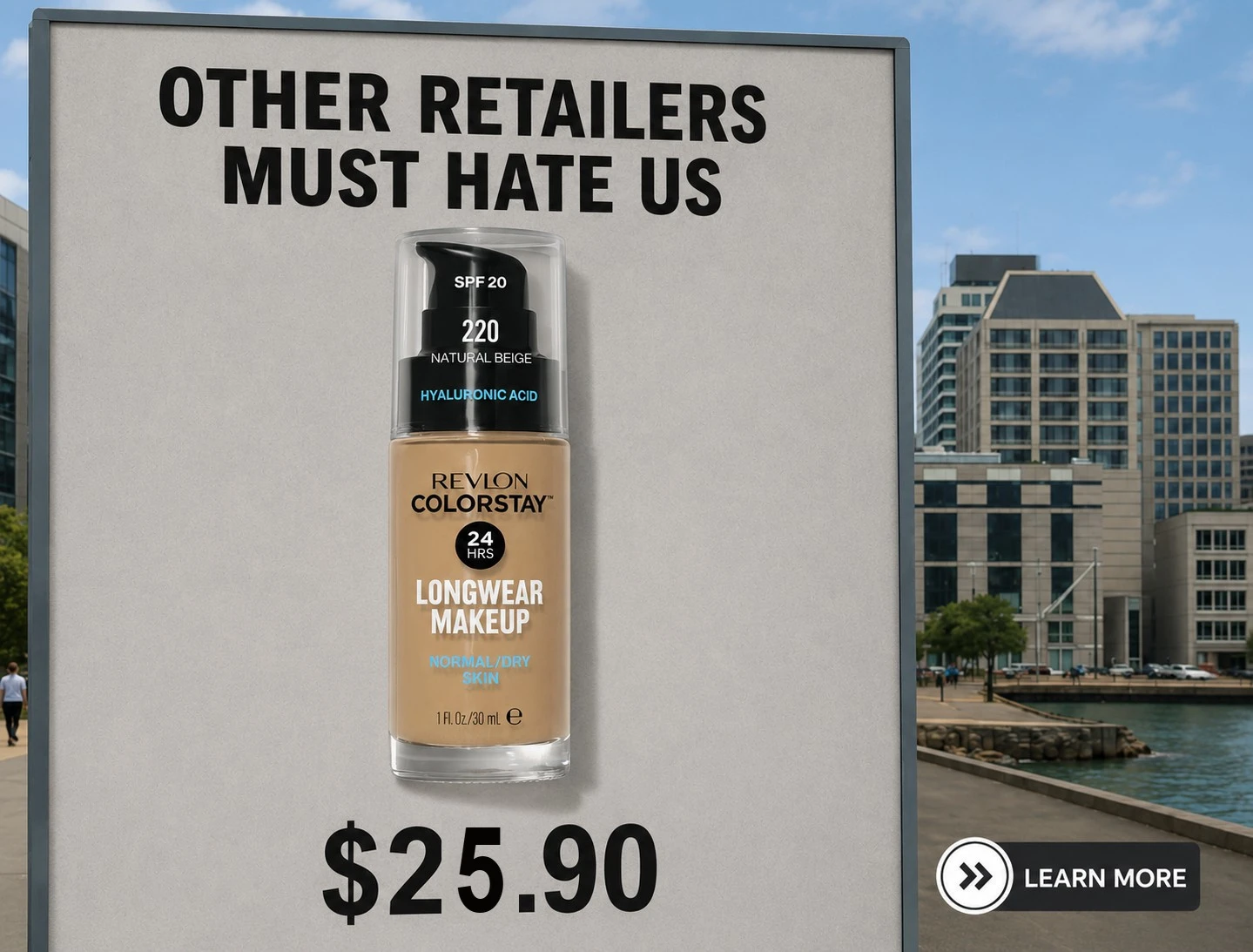 Revlon Colorstay Foundation on Sale from Kiss and Makeup at low prices