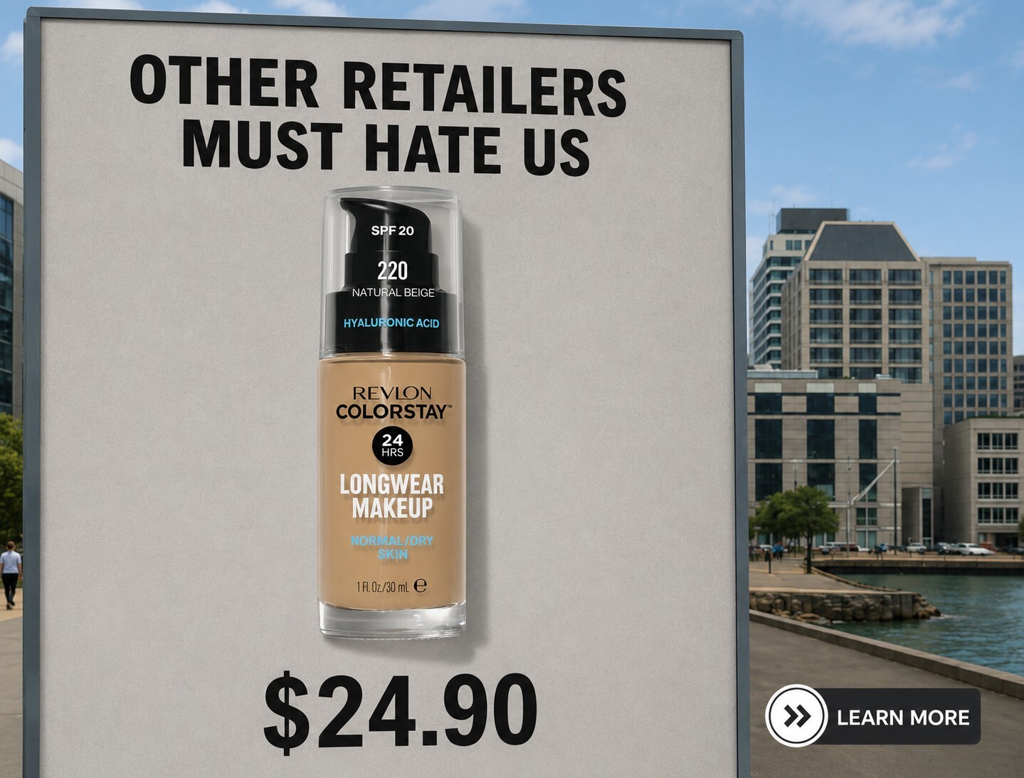 Revlon Colorstay Foundation on Sale from Kiss and Makeup at low prices