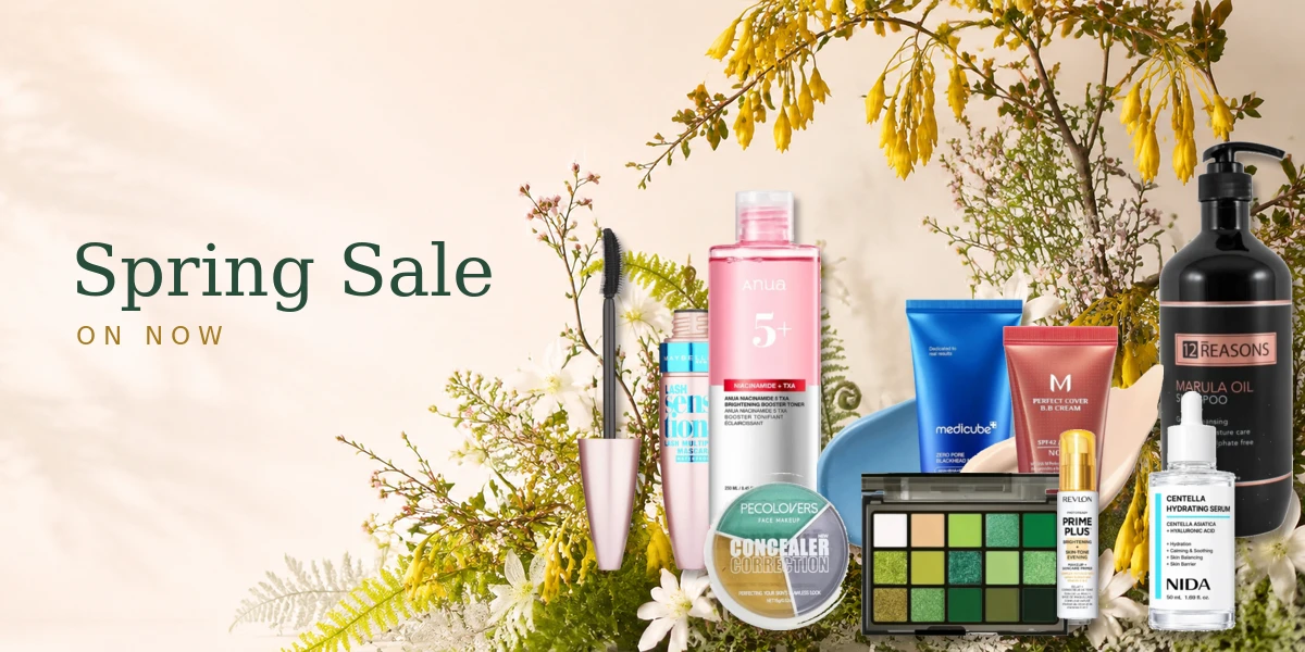 Spring Sale on Makeup, Korean Beauty and Skincare, and haircare