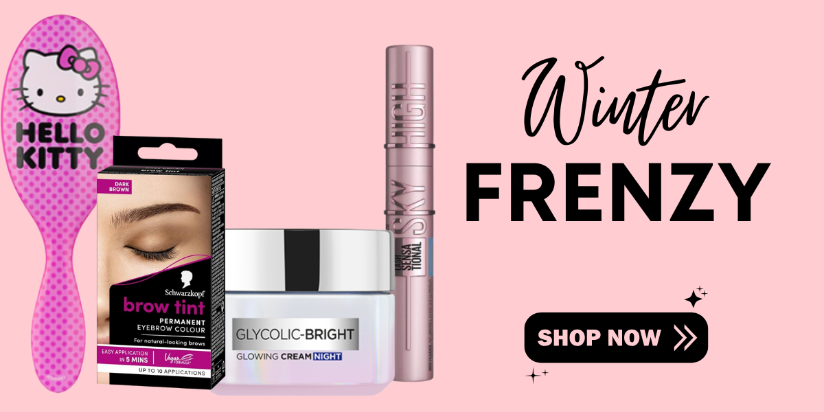 Wnter Frenzy Sale -  Makeup, Skincare and Haircare