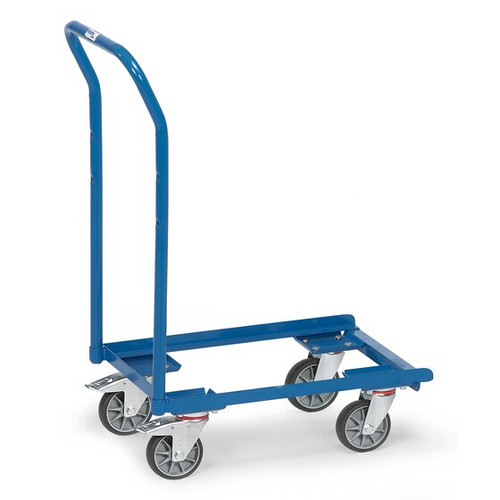 Eurokastenroller mit Schiebebügel Type 90 13587 12 Ladefläche 605x405mm