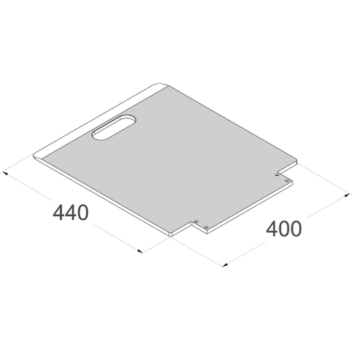 Aufpreis für CM-Schaufel LxB 440x400 mm