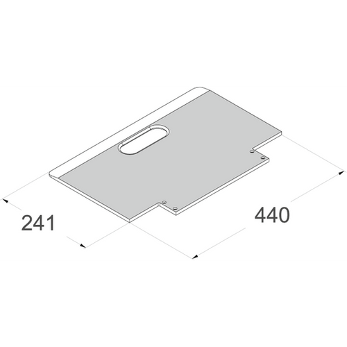 Aufpreis für CM-Schaufel LxB 241x440 mm