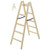 Holz-Doppelsprossen-Leiter 2x6 Type 71 8765 611