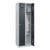 Garderobenschrank 2x300 mm, Anthrazitgrau, Type 75 8055 201