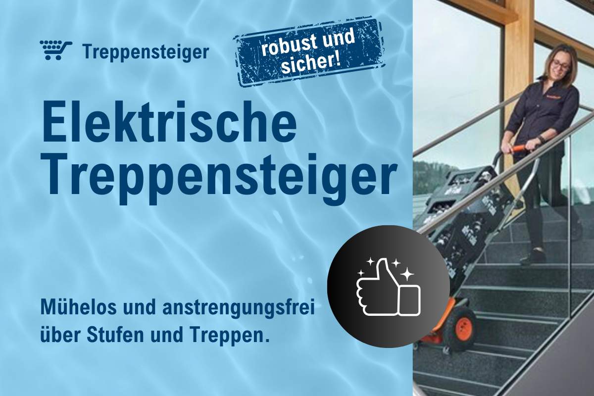 Mit Leichtigkeit über Stufen