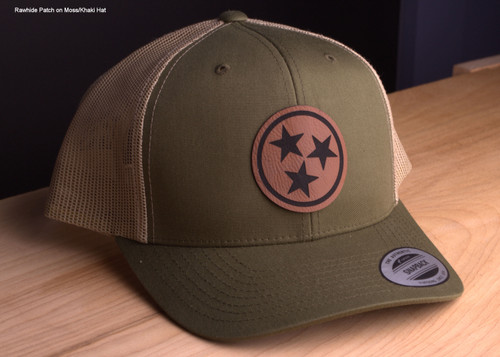 Tri-Star Rawhide Patch, Moss/Khaki Yupong 6606