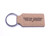 Engraved leatherette keychain with TOP DAD 