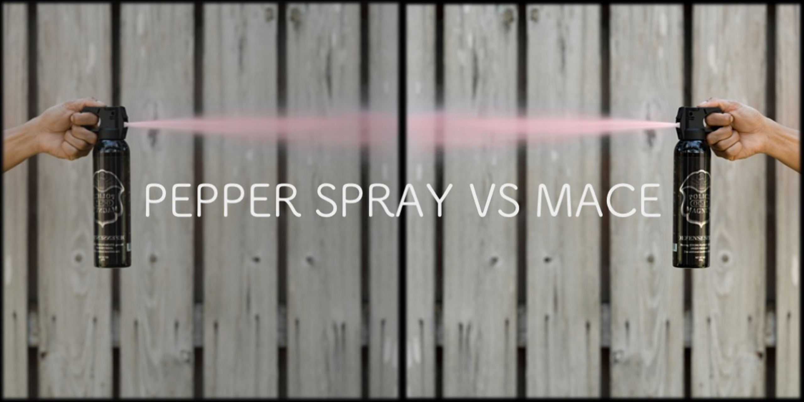 Pepper Spray vs Mace Police Magnum