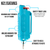 Teal pepper spray infographic showing key features and benefits of Police Magnum