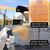 Police Magnum pistol grip pepper spray demonstrating wide-angle fog pattern up to 25 feet