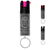 Police Magnum Twist Lock Pepper Spray Keyring 1/2oz pink mini self defense spray with built-in keyring and twist safety lock