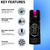 Police Magnum pink pepper spray large women self defence mase gas pimienta defensa personal protection apartment security device.