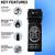Police Magnum 2oz flip top stream infographic highlighting maximum heat strength and powerful range
