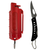 Police Magnum red pepper spray keychain belt clip and black pocket knife self defense combo pack