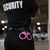 Police Magnum private security handcuff pink key chain cuffs. Professional grade high tensile steel handcuffs.